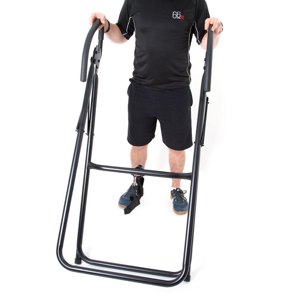 66Fit Professional Inversion Table for Back Pain Relief - Heavy Duty Home Gym Equipment for Spinal Decompression Therapy - Perfect for Yoga, Chiropractic Care & Home Workouts