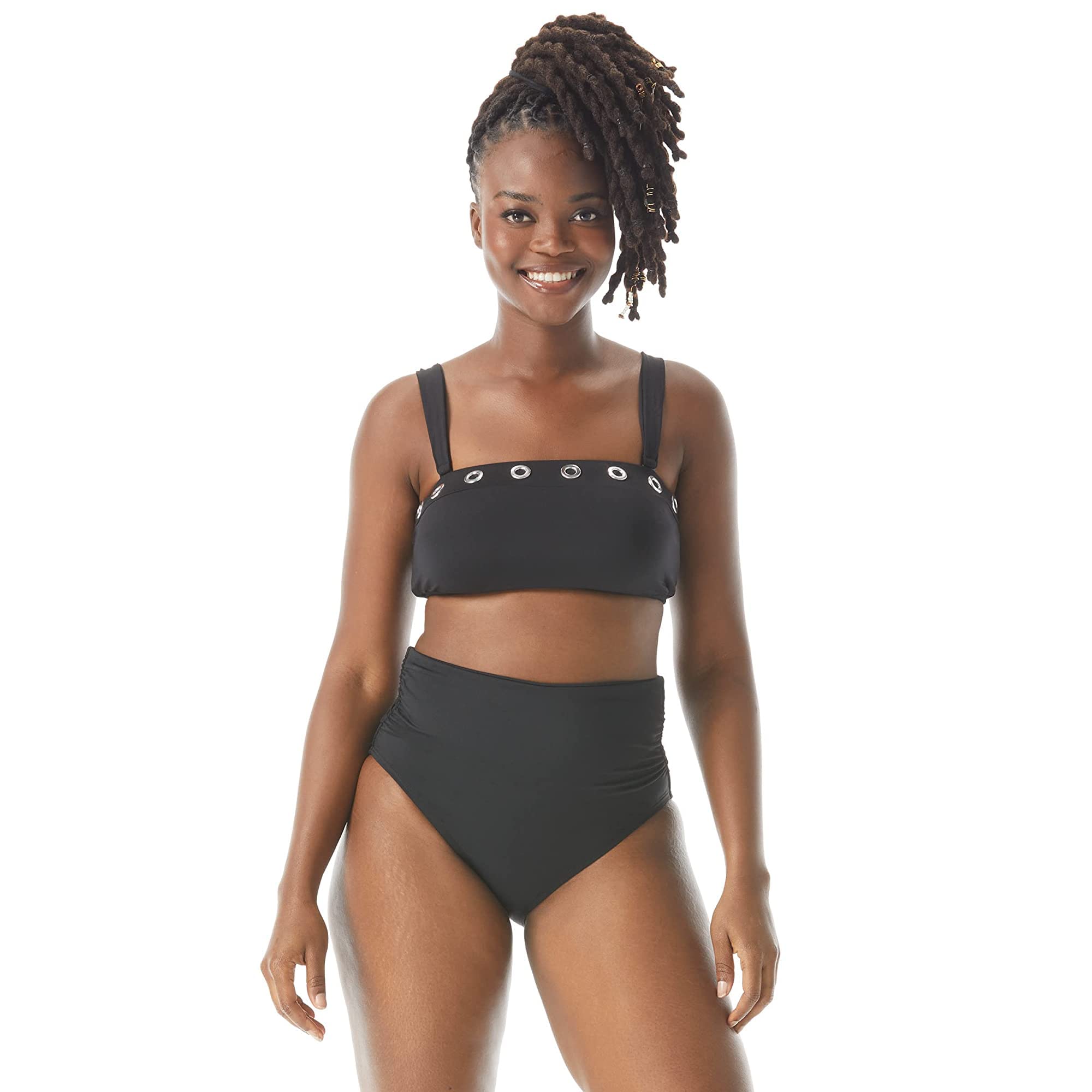 Coco Reef Charmer Bra Sized Bandeau Bikini Top - Strapless Swimwear with Removable Straps | Beach Vacation, Pool Party, Summer Getaway