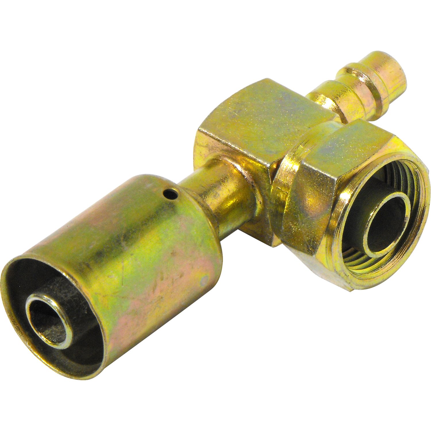 Universal Air Conditioner FT 2143-3SBC A/C Refrigerant Hose Fitting - Compatible with Most AC Units, Perfect for Car & Home HVAC System Maintenance & Repair