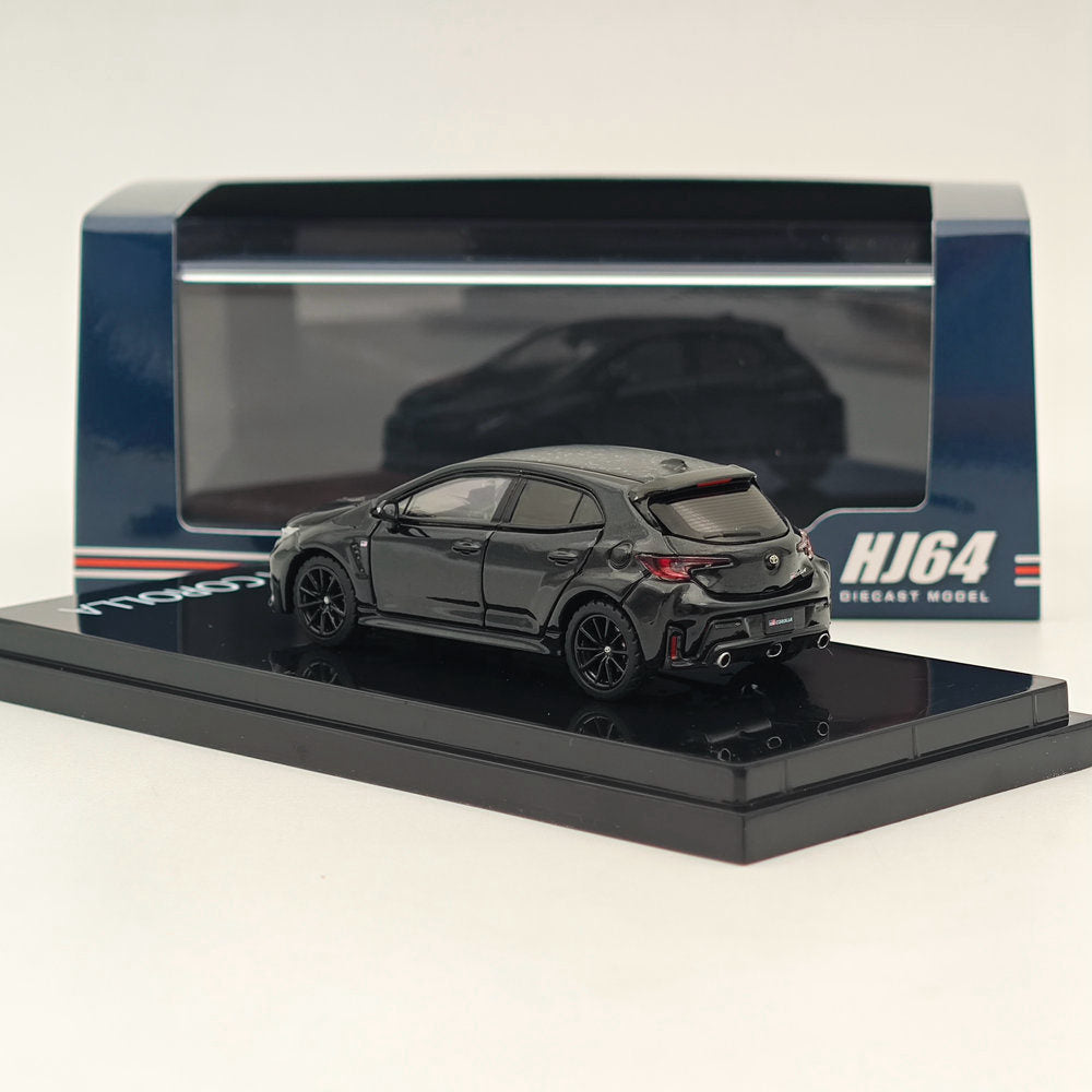 1:64 Scale Toyota GR Corolla RZ Diecast Model Car - Precious Black Pearl - HJ641067BK - Collectible Miniature for Car Enthusiasts & Hobbyists - Perfect for Display, Gifts & Racing Scenes