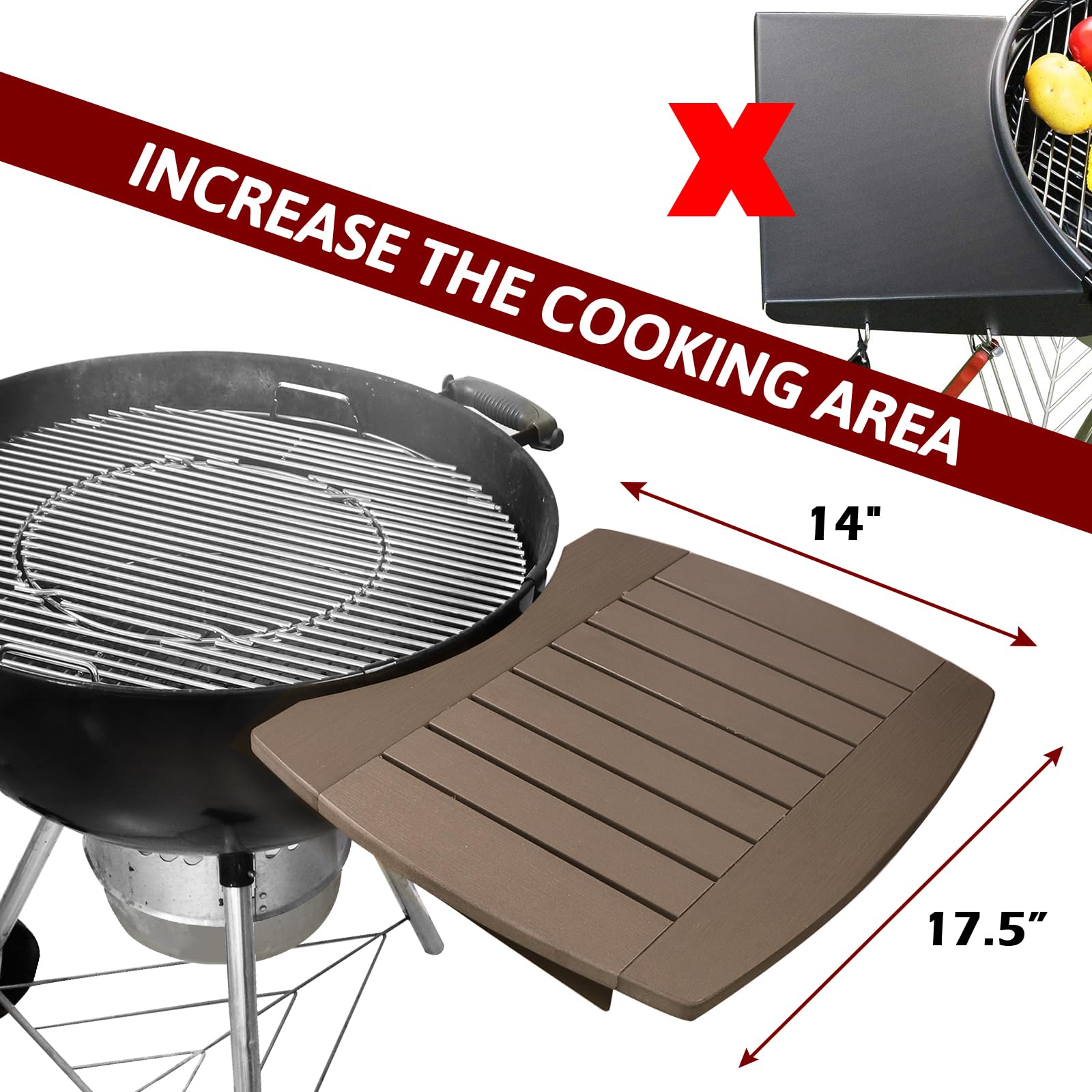 Weber Kettle Grill Side Table - 22