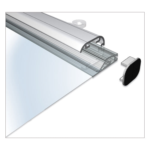 28 Inch High Rectangle Snap Poster Gripper Frame - Durable Aluminum Display Case for Artwork, Photos, and Signs - Perfect for Galleries, Offices, and Trade Shows