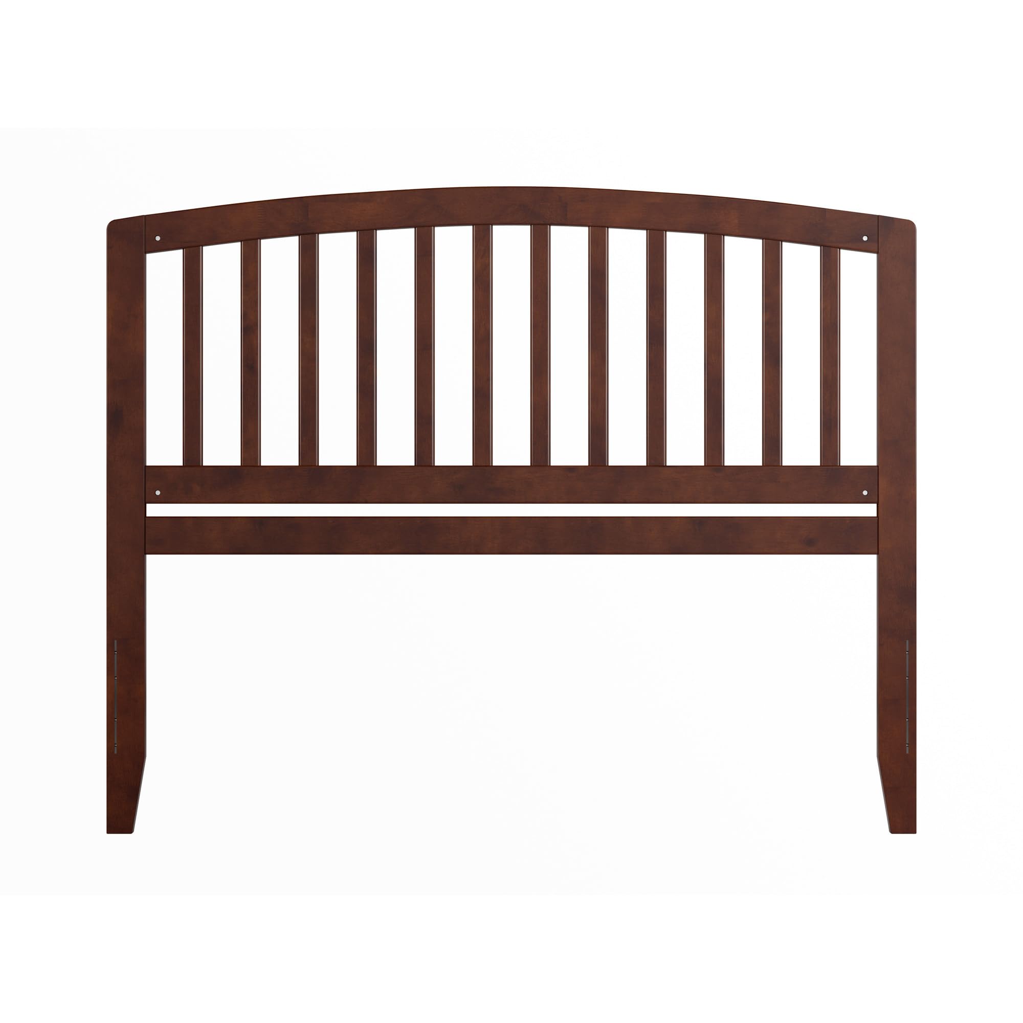 AFI Richmond Queen Size Upholstered Headboard with USB Charging Ports - Walnut Finish for Bedroom Decor & Modern Home Furniture