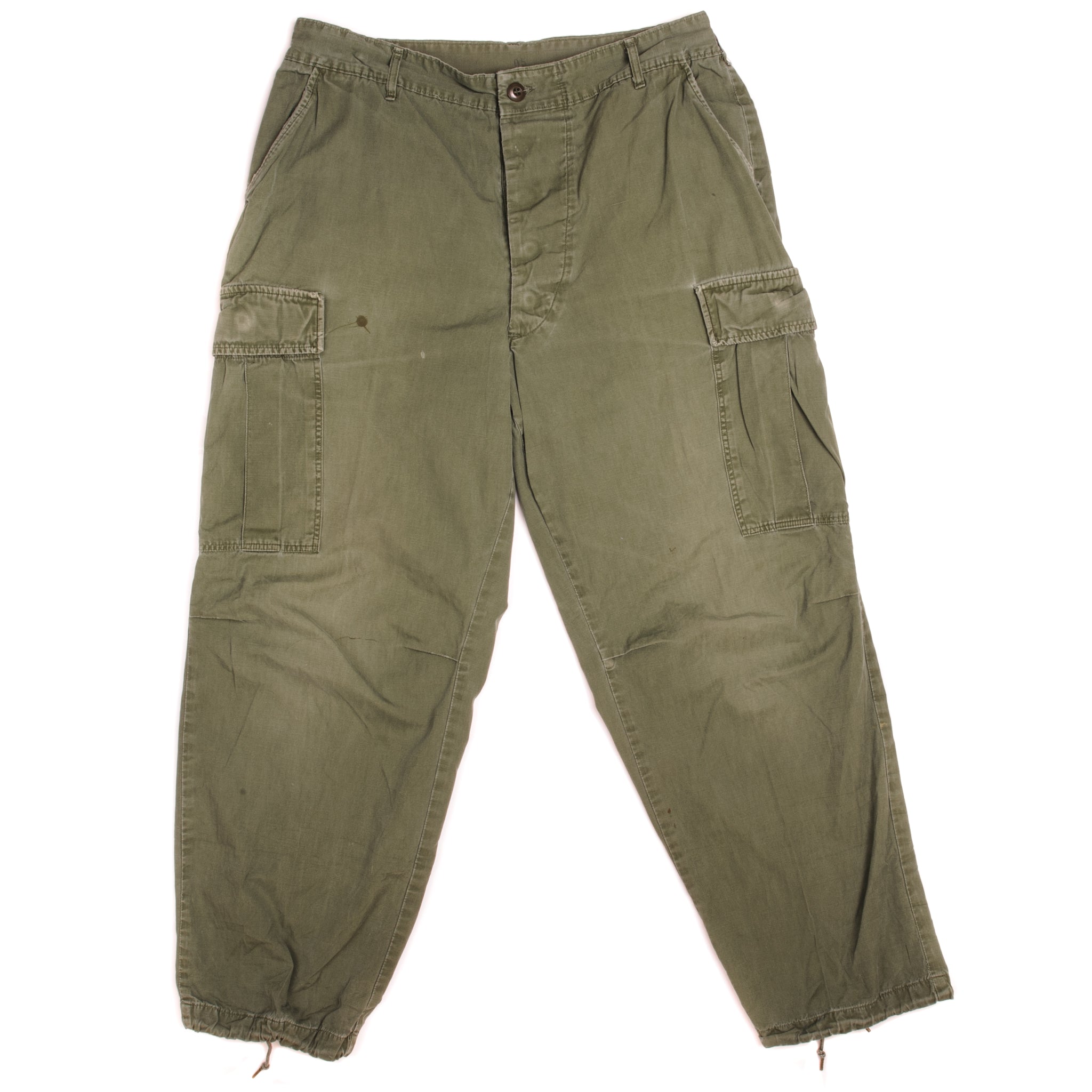 Vintage US Army Tropical Combat Pants 4th Pattern Vietnam War Era - Size Large Short W33 L27.5 | Military Reenactment, Outdoor Adventure & Collectible Apparel