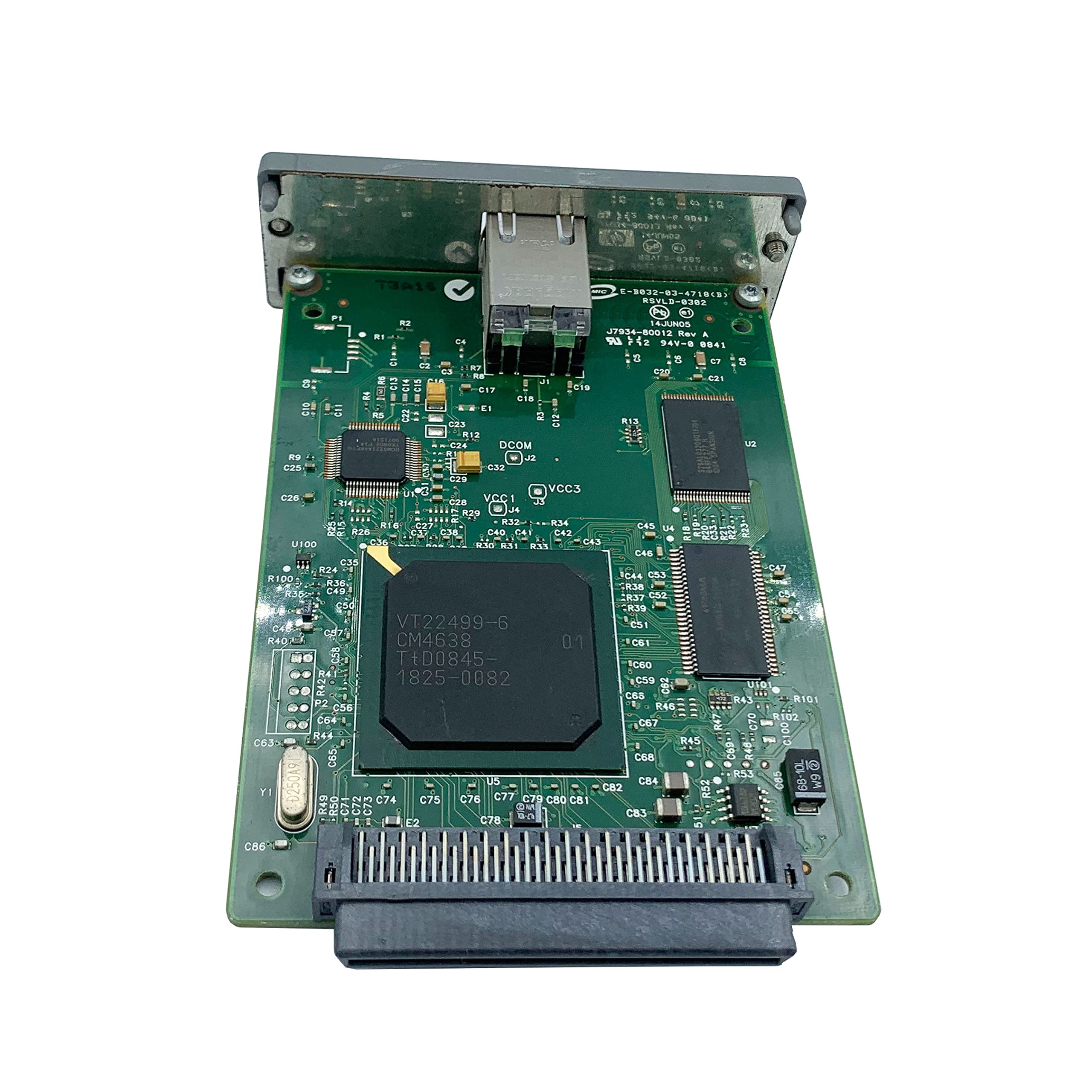 HP JetDirect 620N J7934A J7934G Ethernet Internal Print Server Network Card - Compatible with HP 4200/4250/5500/5550/3005/5200/2100/2200/2400 Printers - Office & Home Network Printing Solution