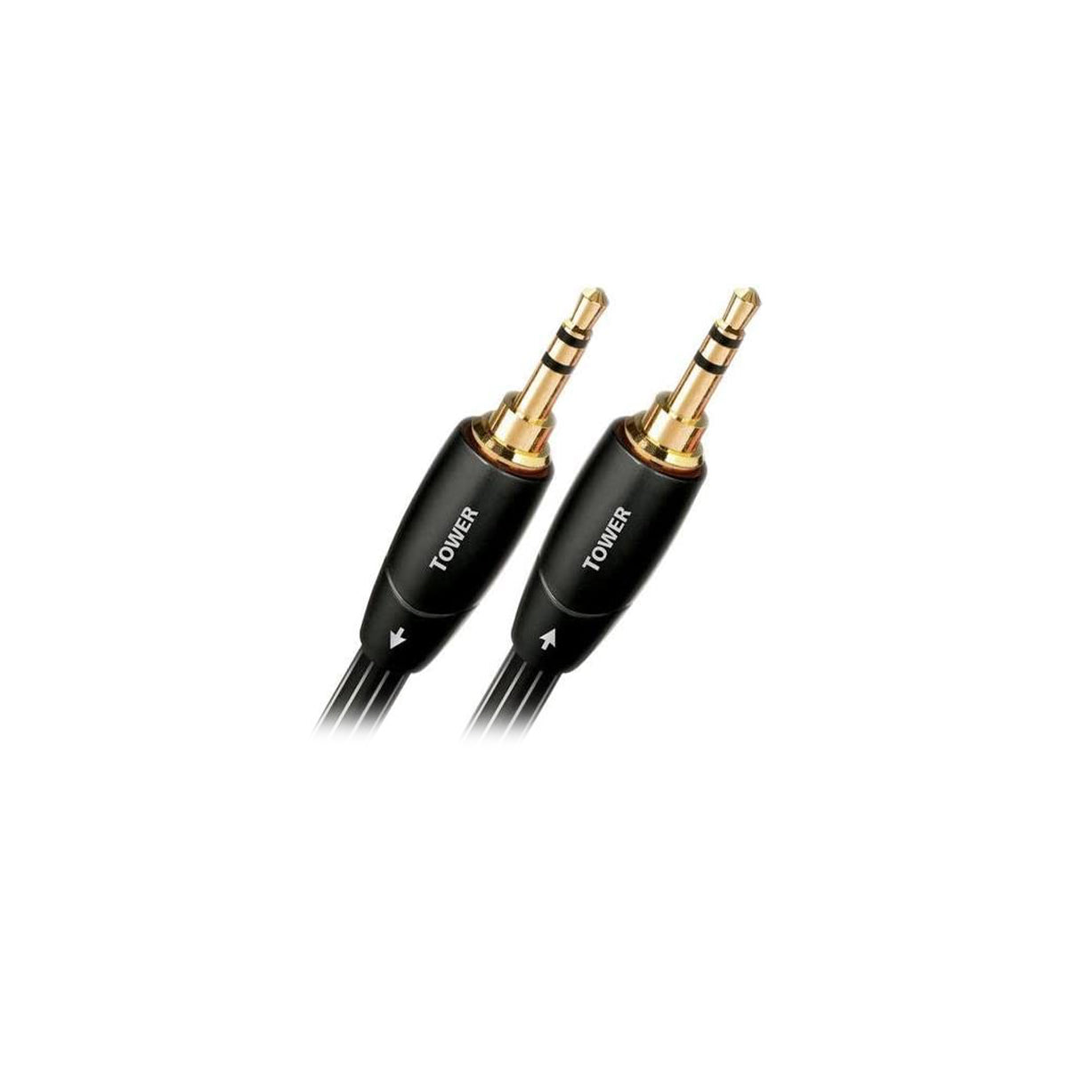 AudioQuest Tower 5M 3.5mm Male to 3.5mm Male Stereo Audio Cable - High-Quality Solid Long Grain Copper for Home Theater, Gaming & Professional Audio Systems