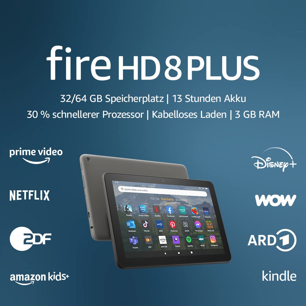 Certified Refurbished Fire HD 8 Plus Tablet (2022) - 8