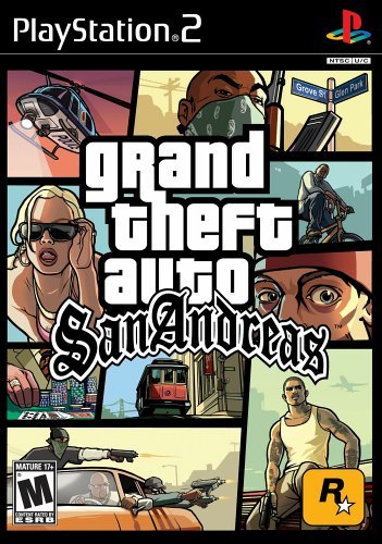 Grand Theft Auto: San Andreas - PS2 Game (Renewed) | Open-World Action Adventure for PlayStation 2 | Perfect for Retro Gaming & Collectors