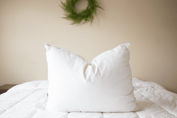 Premium Triple Core White Duck Down & Feather Pillow - Medium Soft Support for Side, Back & Stomach Sleepers - Luxury Bedding for Hotels & Home Use