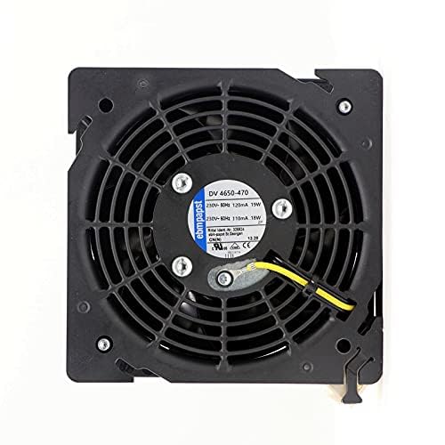 EBMPAPST DV4650-470 DV 4650-470 Cabinet Cooling Fan 230V 50Hz 18W/19W - High Performance Ventilation Fan for Server Racks, Network Cabinets & Industrial Equipment Cooling