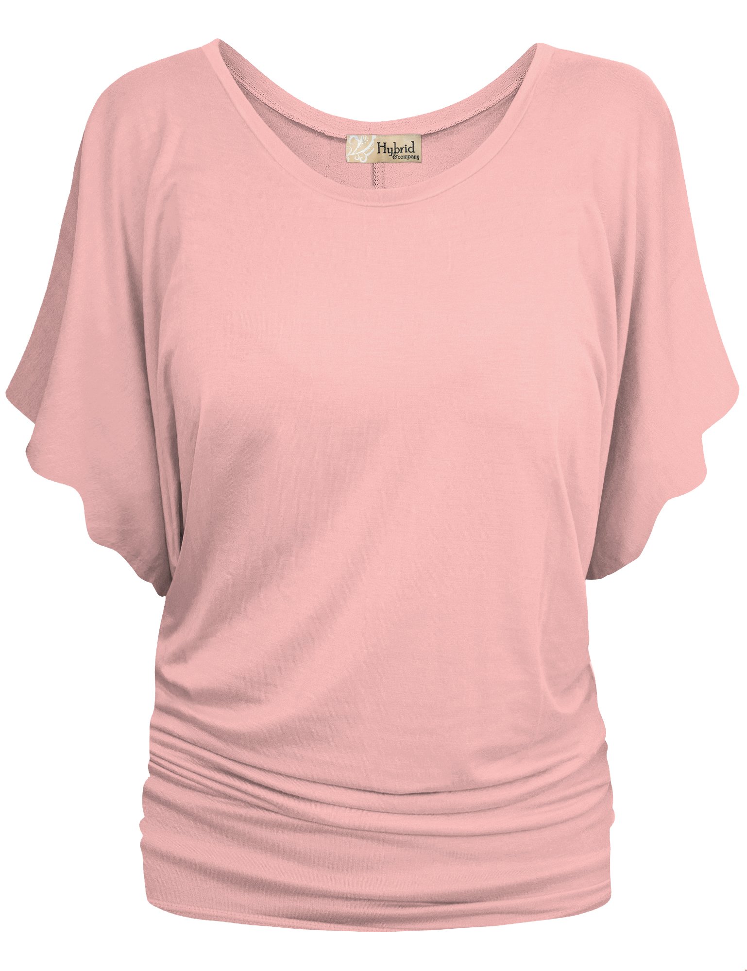 Hybrid & Company Women's Super Comfy Boat Neck Dolman Top Shirt - Soft Casual Blouse for Everyday Wear, Work & Weekend Outfits
