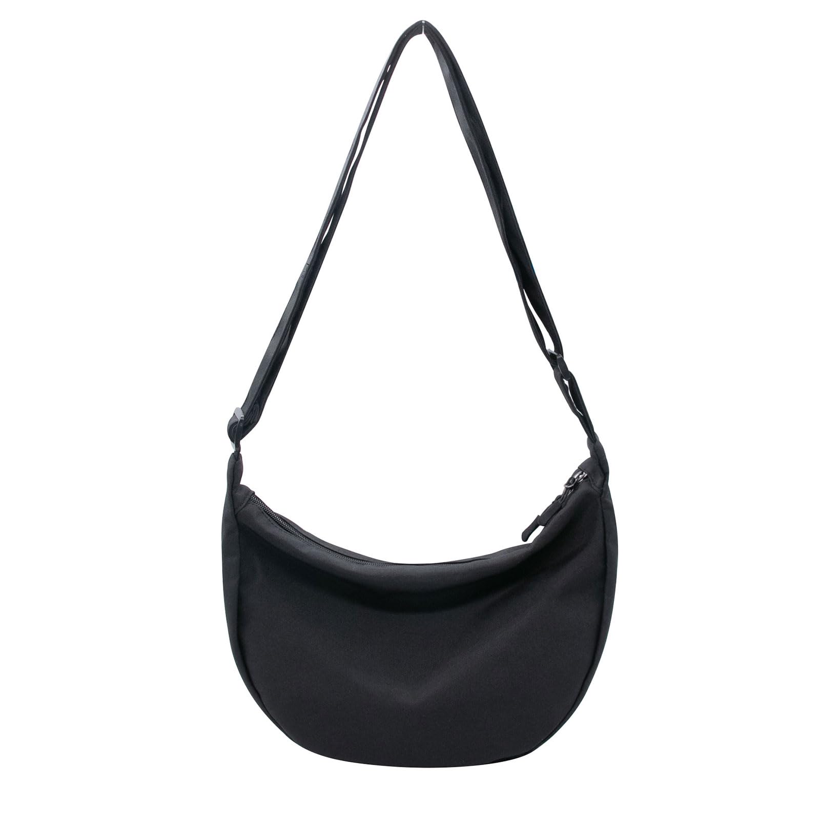 YAMEIZE Crossbody Bag for Women & Men - Adjustable Shoulder Strap Hobo Purse, Crescent Phone Bag, Dumpling Style Handbag - Perfect for Travel, Shopping & Daily Use