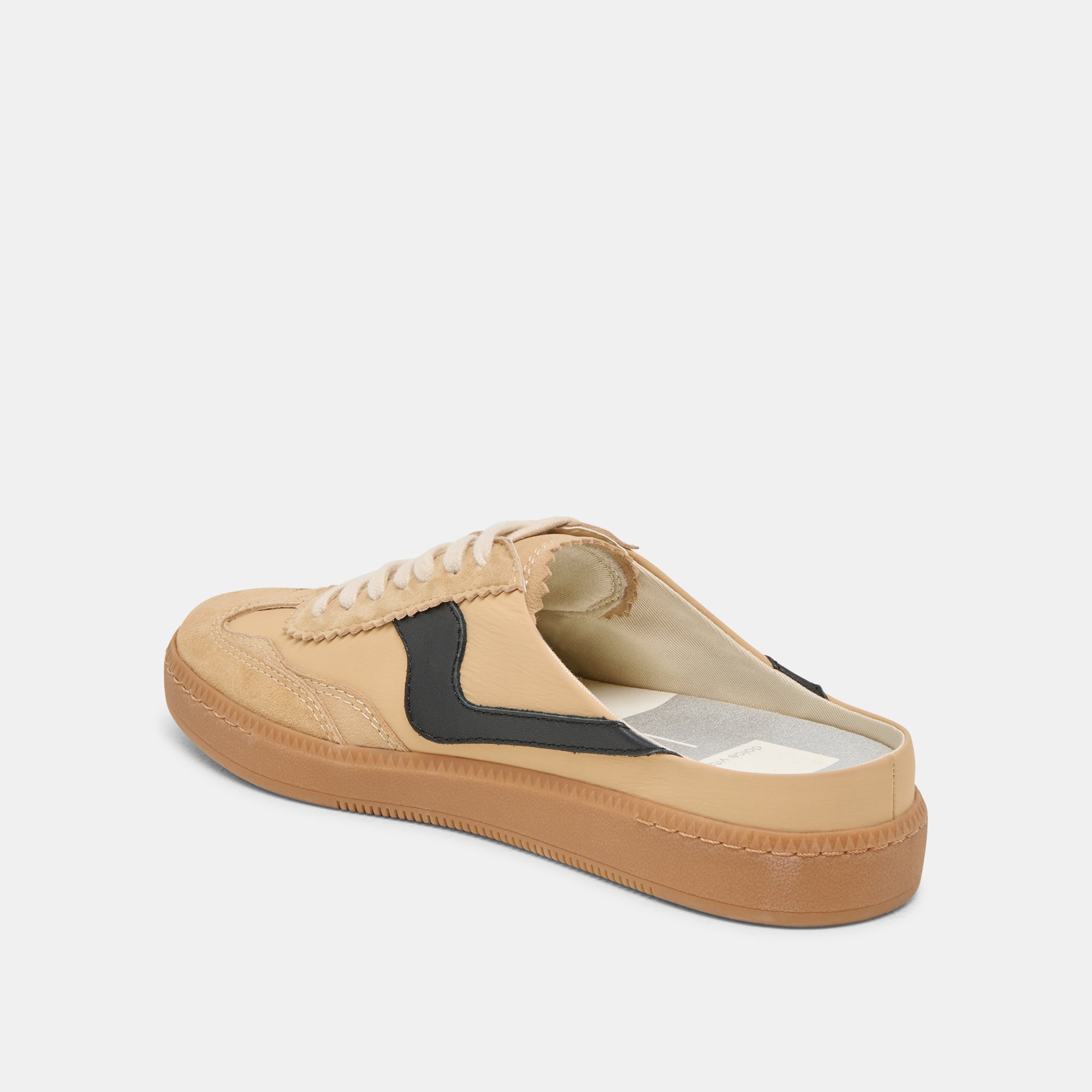 Notice Slide Sneakers in Tan Multi Suede - Comfortable Slip-On Shoes for Casual Wear & Everyday Outfits