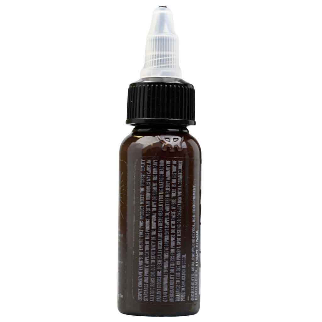 Premium Chocolate Brown Tattoo Ink - 1 oz Bottle for Professional Tattoo Artists | Vegan, Sterile & Long-Lasting Pigment | Ideal for Realism, Shading & Fine Line Work