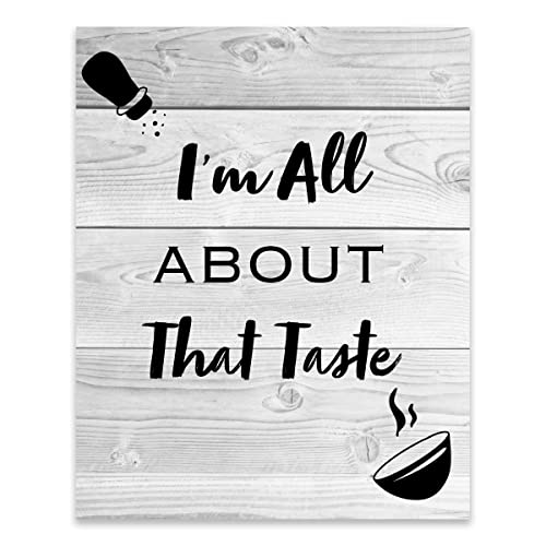Rustic Farmhouse Kitchen Decor Set - Vintage Dining Room Wall Art & Aesthetic Kitchen Décor for Cozy Farmhouse Style | Perfect for Home, Apartment, and Restaurant Decorating