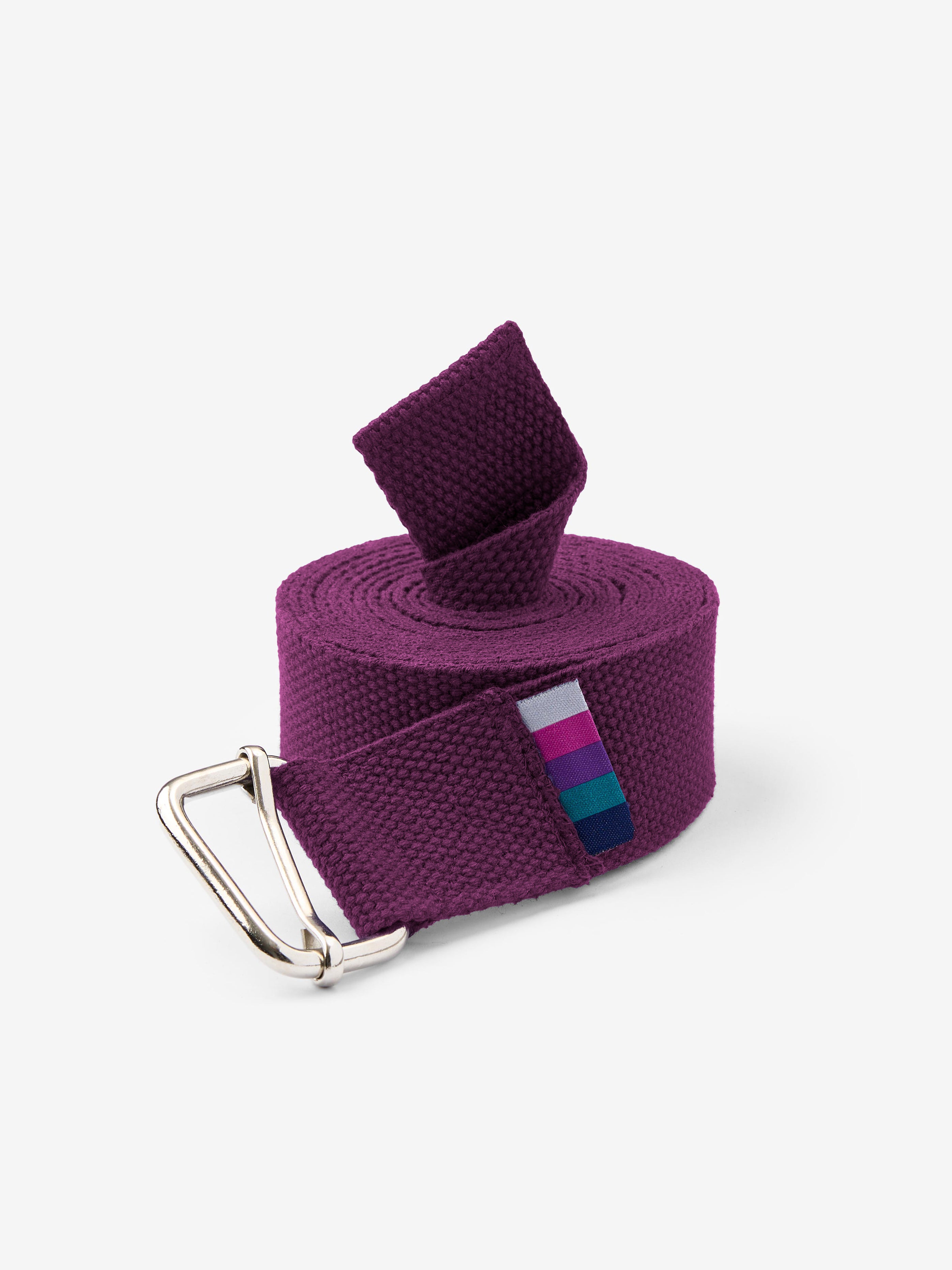 Organic Cotton Wide Yoga Belt for Stretching & Flexibility - Premium Yoga Strap for Poses, Pilates & Physical Therapy - Ideal for Home, Studio & Travel Use