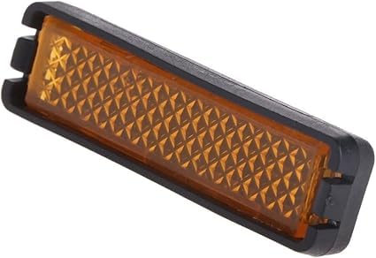 4-Piece Yellow Bicycle Pedal Reflectors - High Visibility Safety Reflectors for Night Cycling - Compatible with Mountain Bikes & Road Bikes - Essential Cycling Accessories for Commuting, Exercise & Outdoor Adventures