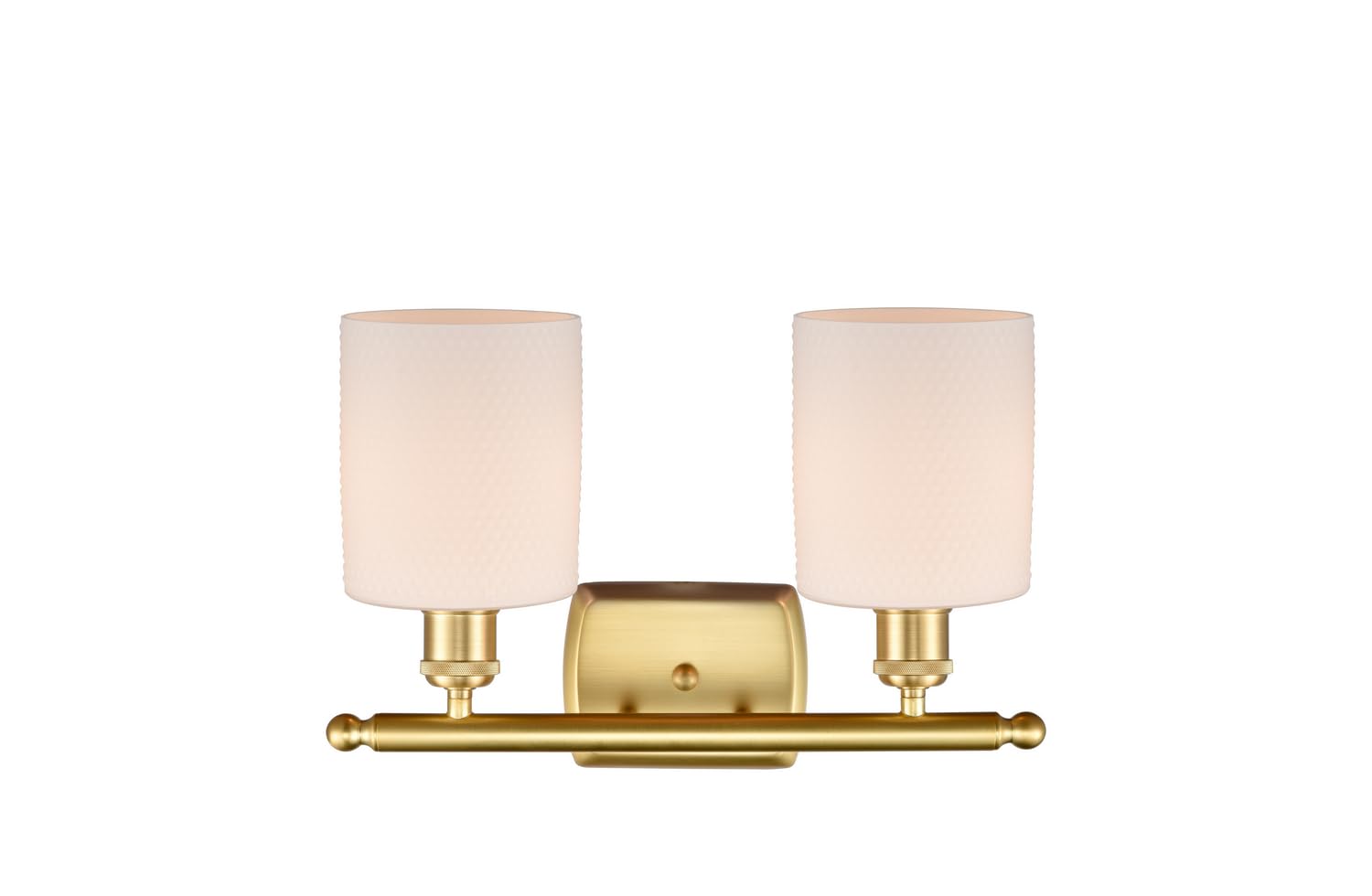 CoSGleskill 2-Light LED Bathroom Vanity Light Fixture - Modern Brushed Nickel Finish for Bathroom Mirror Lighting, Perfect for Home Renovation and Spa-Style Decor