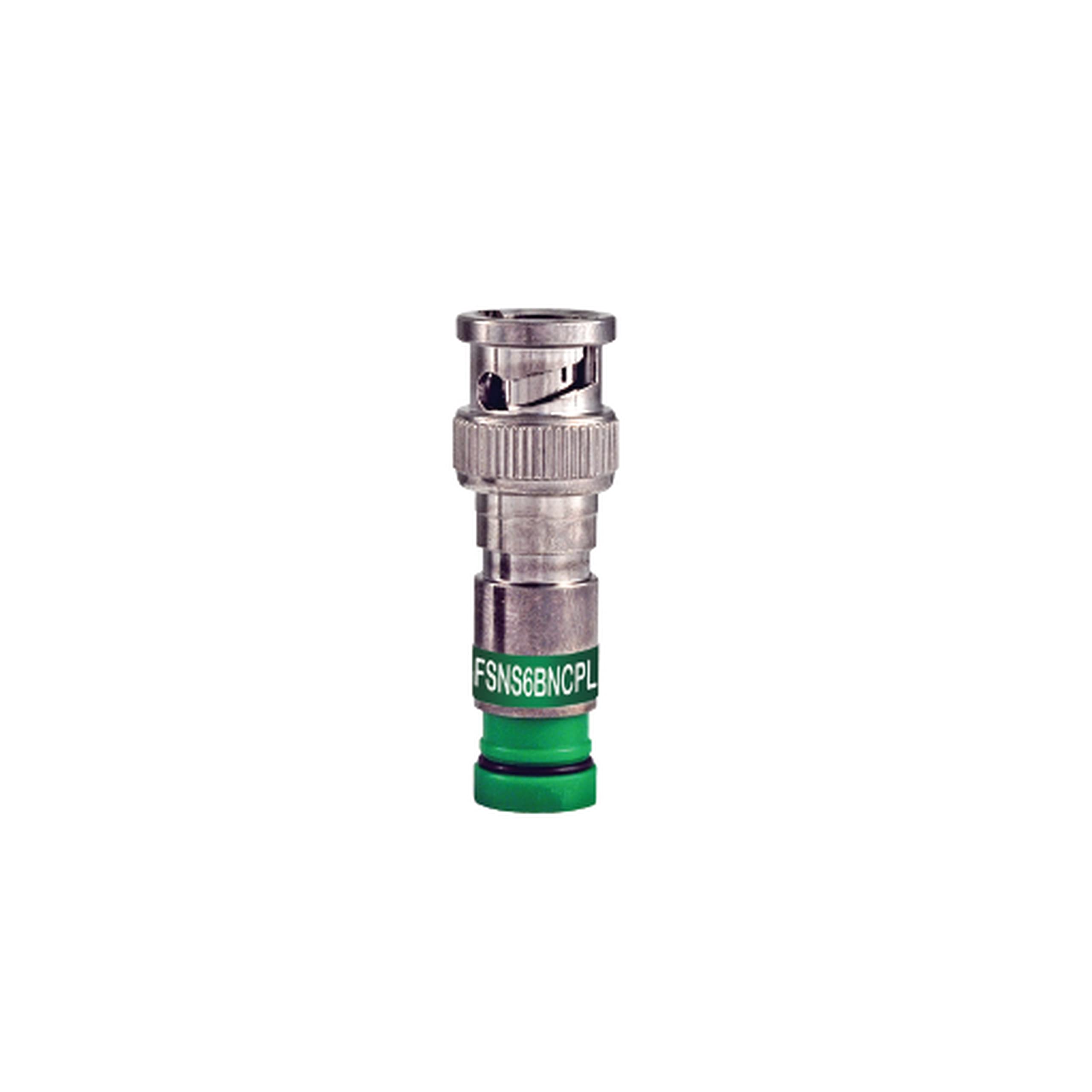 Belden FSNS6BNCPL-25 ProSNS RG-6 Plenum BNC Coaxial Compression Connectors (25-Pack) - High-Speed Internet & CCTV Security System Installation