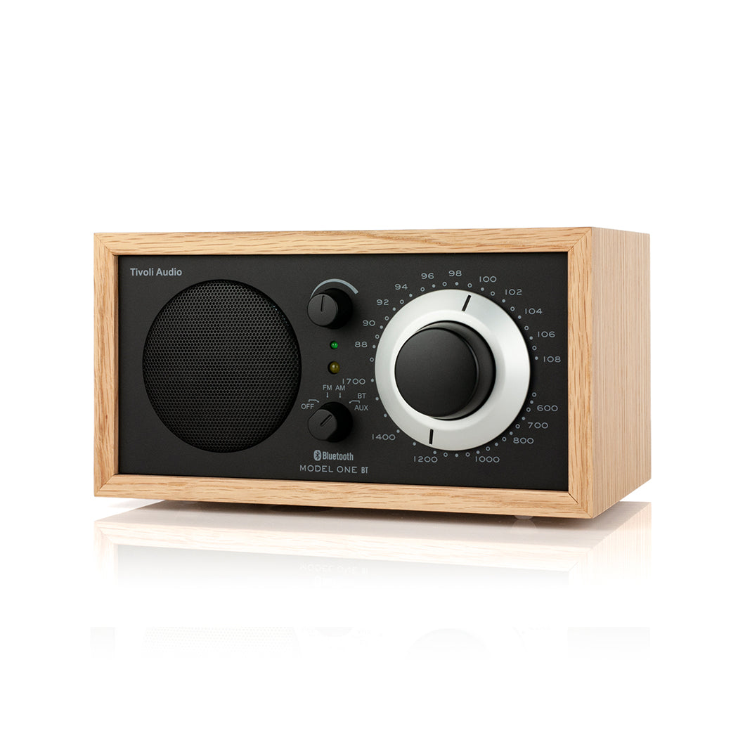 Tivoli Audio Henry Kloss Model One Bluetooth FM Radio - Premium Tabletop Speaker with Wireless Streaming, Classic Design for Home, Office, and Bedroom Use