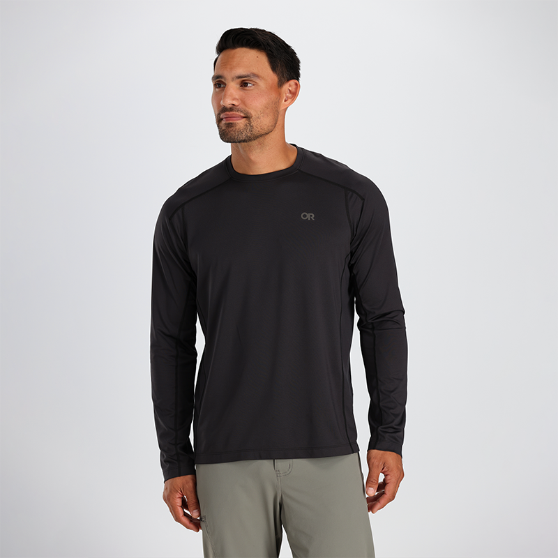 Men's Argon Long Sleeve T-Shirt - Comfortable & Breathable Cotton Tee for Casual Wear, Workout & Outdoor Activities
