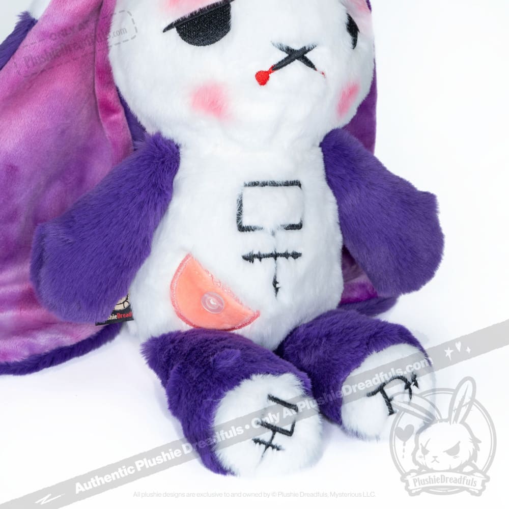 Plushie Dreadfuls Crohn's Disease Awareness Rabbit - Soft Stuffed Animal Toy for Comfort & Support | Perfect Gift for IBD Patients, Medical Students & Healthcare Workers