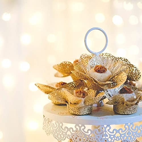 Handmade Fabric Truffle Cups - Pack of 20 - Reusable Candy Liners for Chocolate Truffles, Cupcake Wrappers, Brigadeiro & Dessert Decorations - Premium Camellia Gold Fabric - Perfect for Parties, Weddings & Gift Packaging