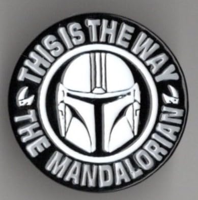 The Mandalorian Pin - SW This Is The Way - Official Star Wars Collectible Badge for Fans, Cosplay & Gifts | Perfect for Backpacks, Jackets & Fan Merch Displays