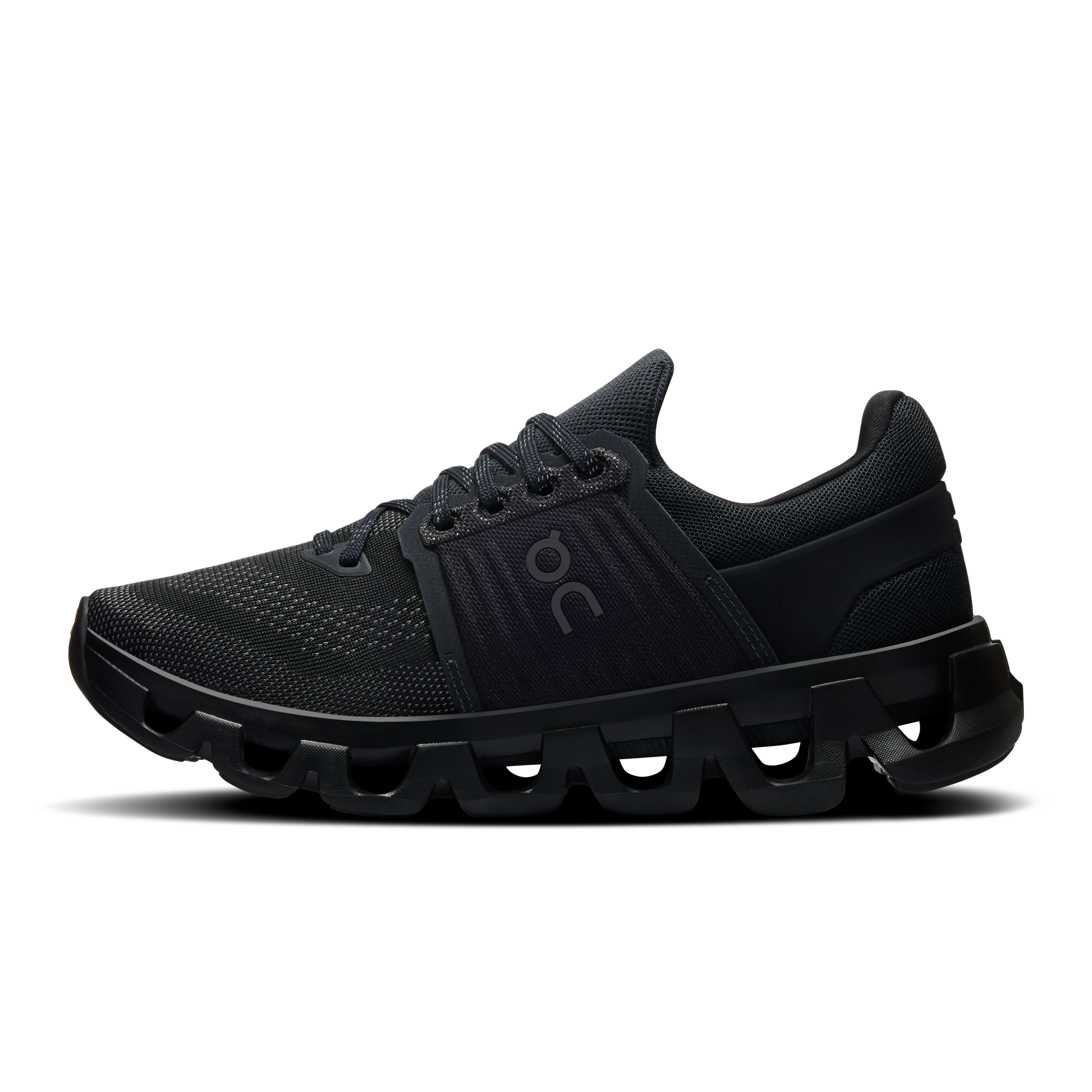 On Running Women's Cloudswift 4 Ad Running Shoes - Black/Rock - Lightweight & Cushioned for Road Running, Gym Workouts & Daily Wear