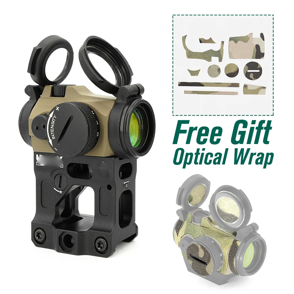 **Tactical AIM 1X22 Red Dot Reflex Sight – 2MOA Compact Rifle Scope for Hunting & Airsoft | Includes Mount | Durable & Precise for Outdoor Shooting & Tactical Use**