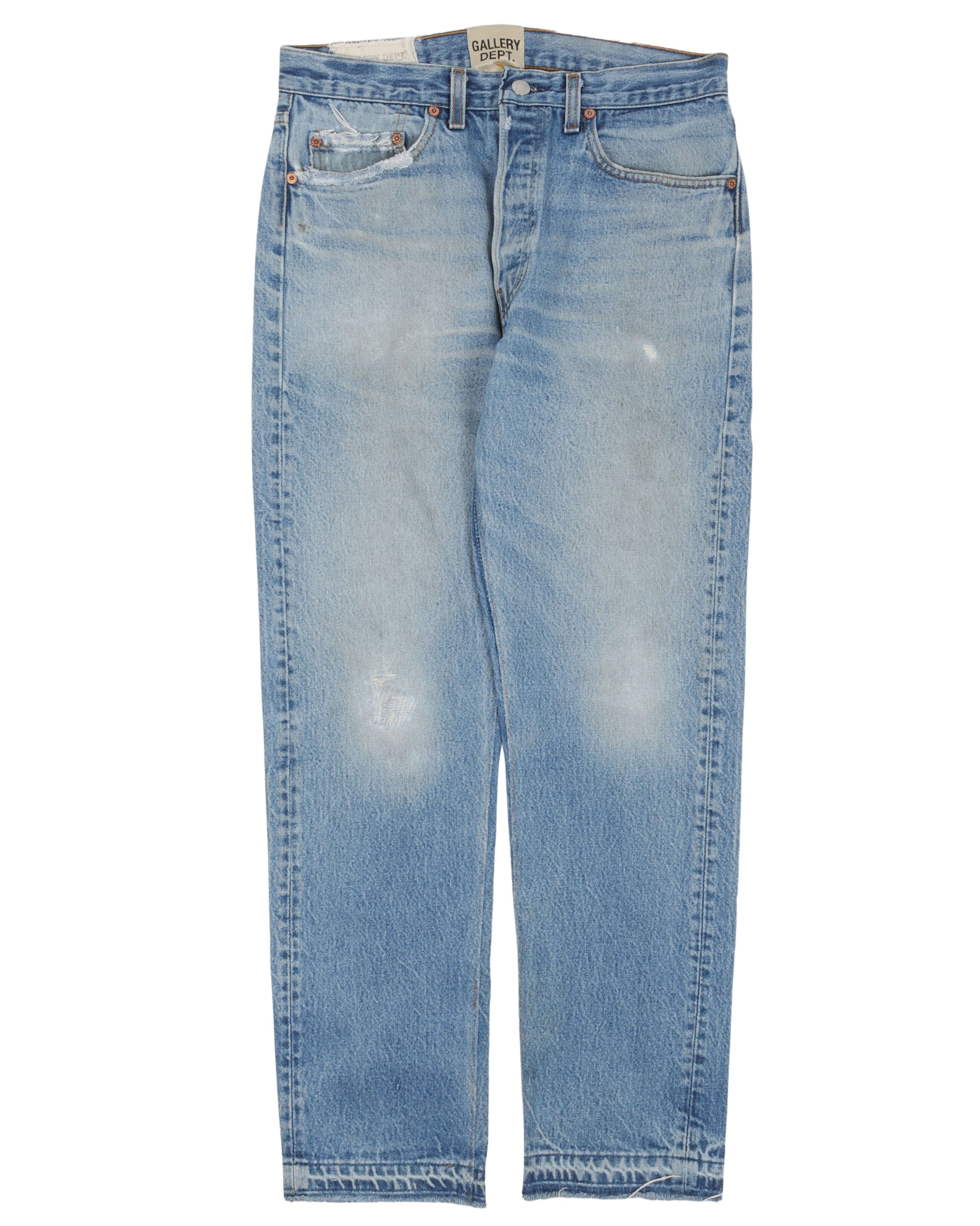 5001 Repaired Jeans - Vintage Distressed Denim Pants for Men & Women | Perfect for Casual Wear, Street Style & Fashion Outfits
