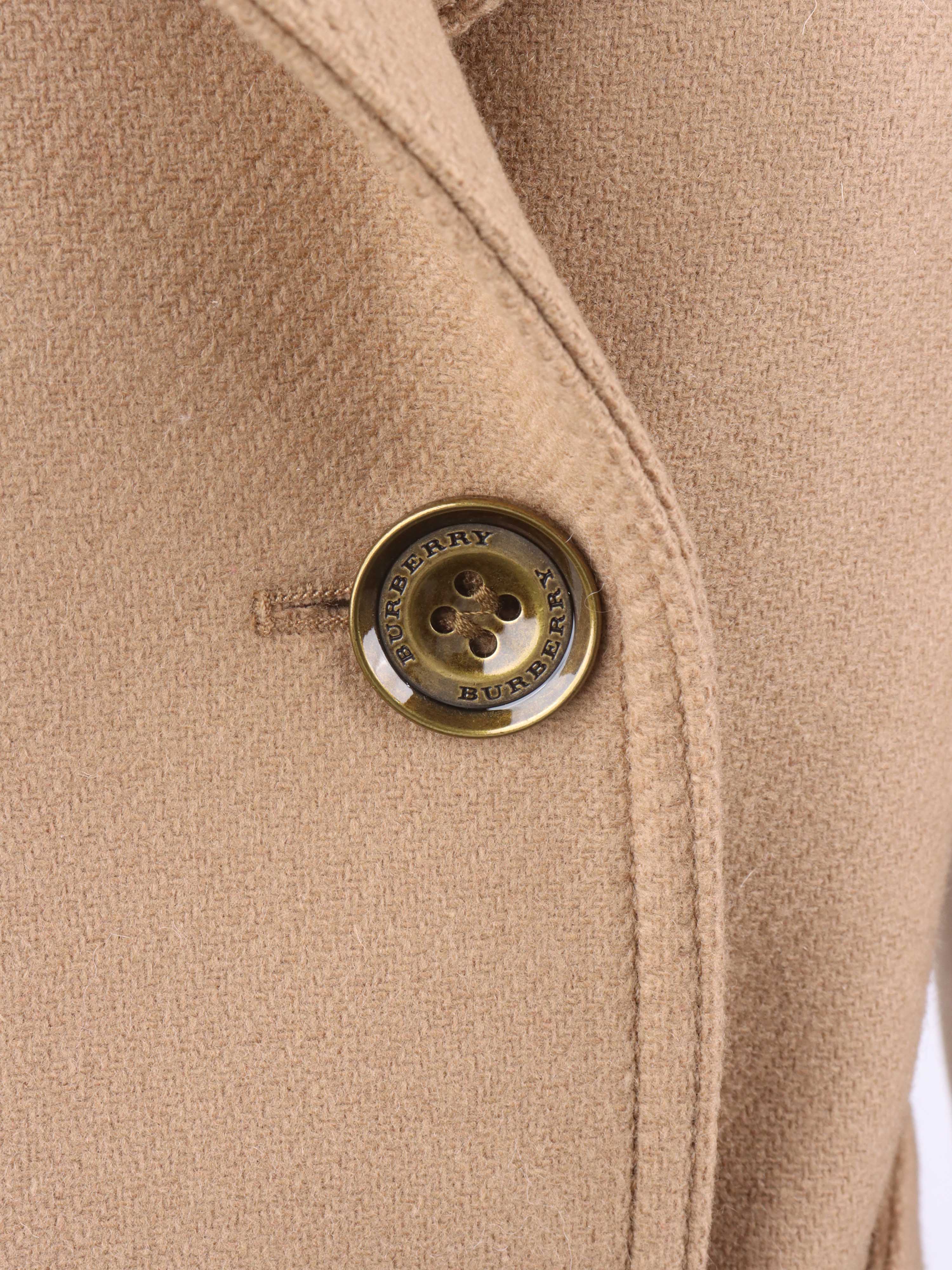 Burberry Camel Cashmere Coat for Women - Luxury Warm Winter Trench Coat with Belt, Elegant Outerwear for Office, Dating & Special Occasions