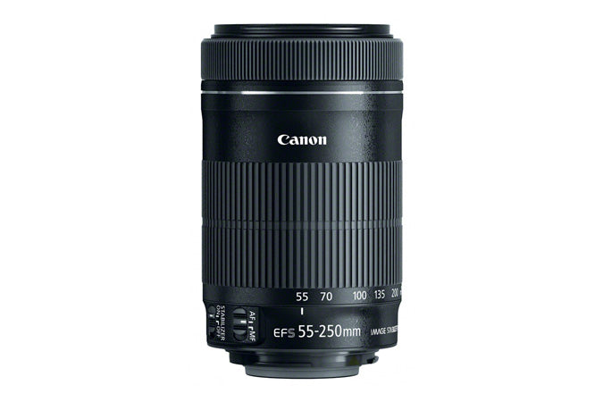 Canon EF-S 55-250mm f/4-5.6 IS STM Lens for DSLR Cameras - Perfect for Wildlife, Sports & Travel Photography