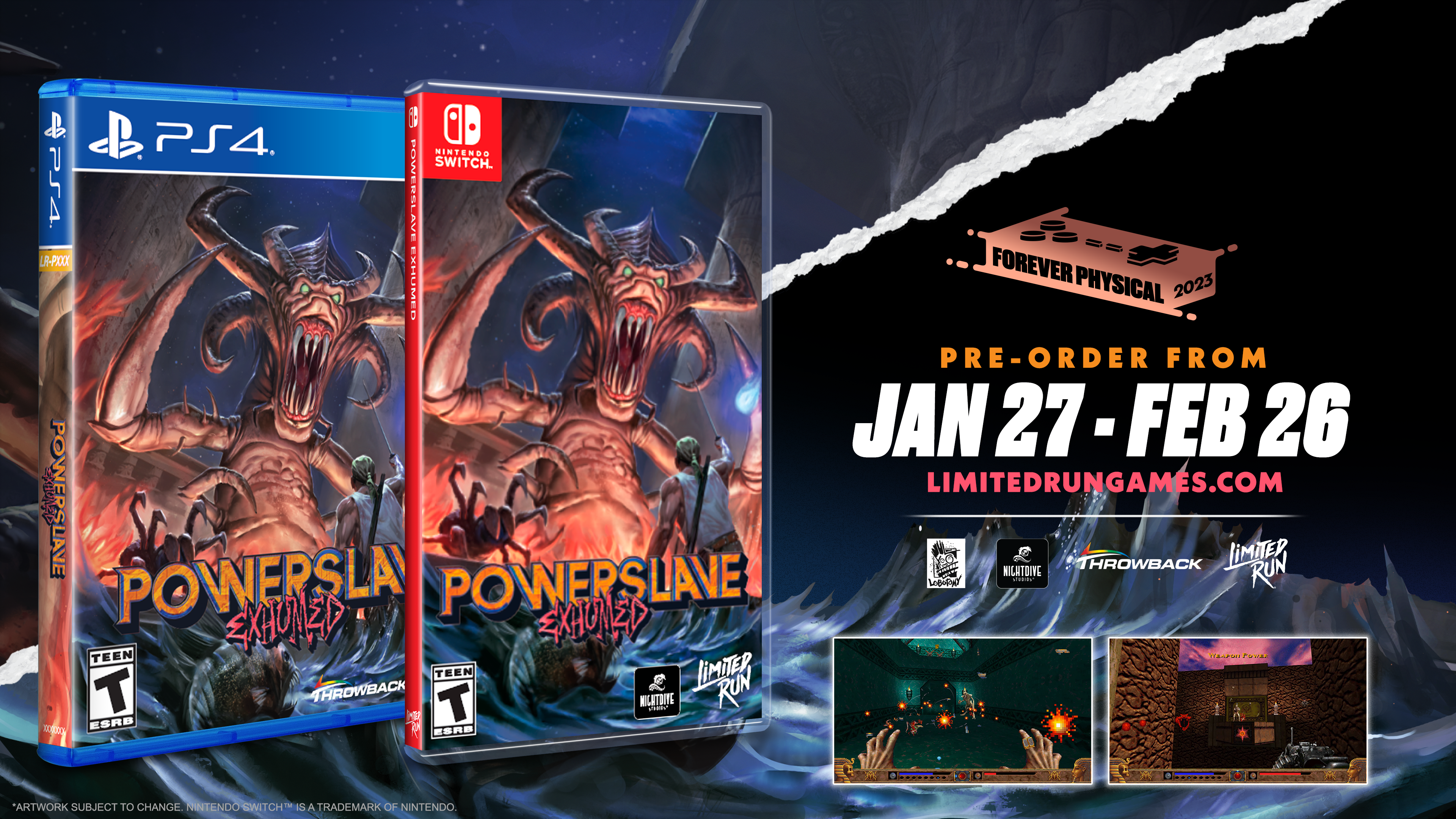 PowerSlave Exhumed Limited Edition PS4 Game - Classic First-Person Shooter for PlayStation 4 - Perfect for Retro Gaming Enthusiasts & Collectors