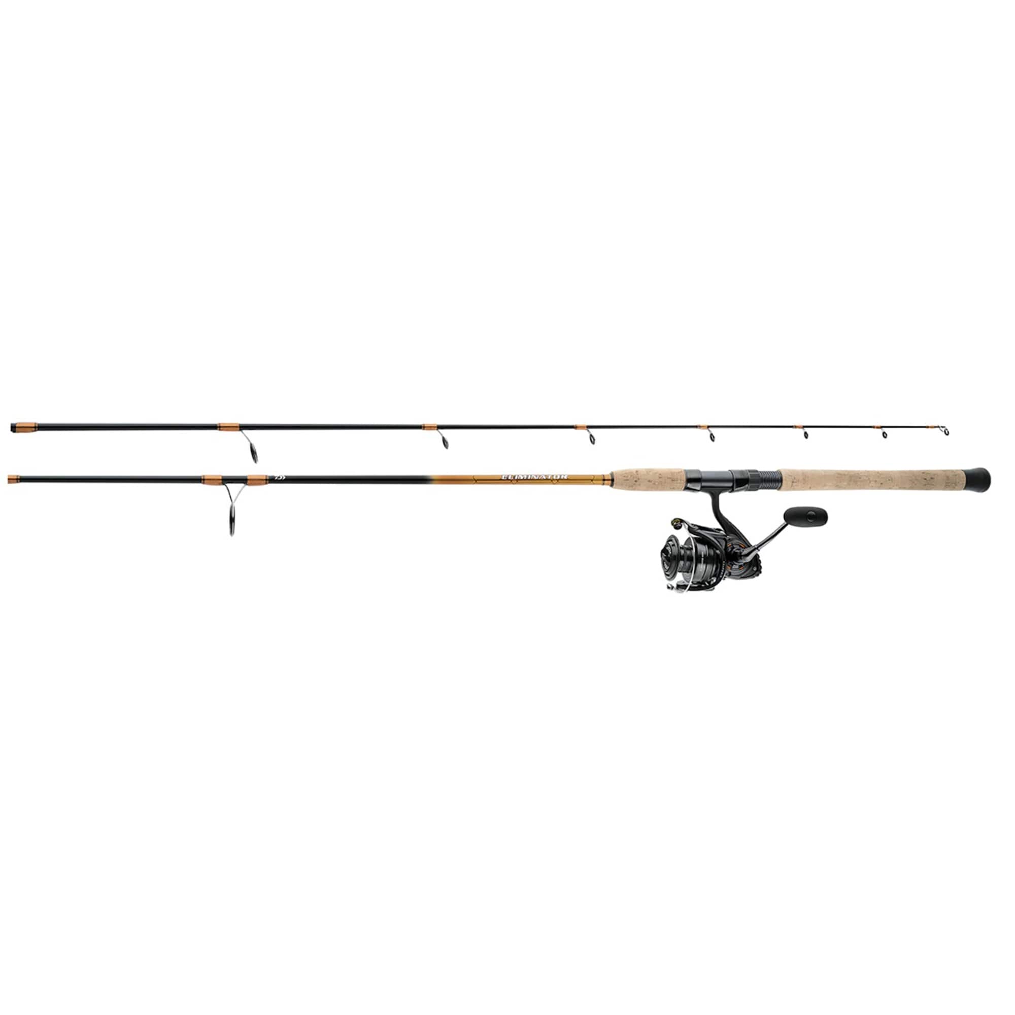 Daiwa ELTR50G1002MH Eliminator Surf or Pier Fishing Rod and Reel Combo - 10' 2-Piece Medium Action Rod - Perfect for Saltwater Surf Fishing, Pier Angling, and Beach Casting