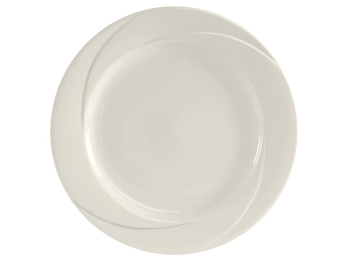 Tuxton China ASU-008 Round Ceramic Plate Set - 11-5/8