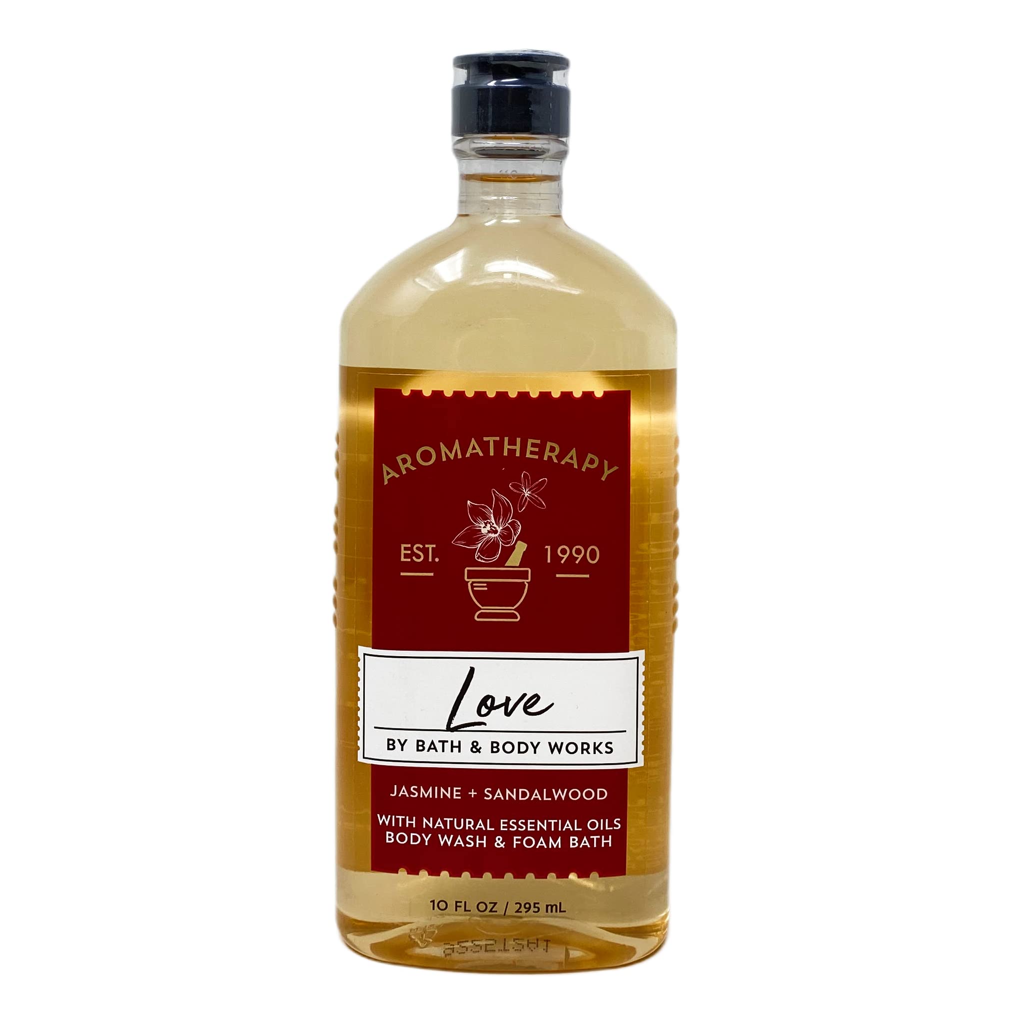 Bath & Body Works Aromatherapy Love Jasmine & Sandalwood Body Wash & Foam Bath Duo Set - Full Size - Relaxing Shower & Bath Experience for Stress Relief & Self-Care