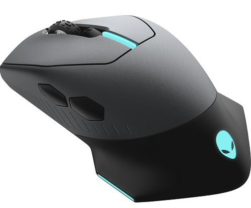 Alienware Wired & Wireless Gaming Mouse - Dark Side of the Moon Edition | High Precision RGB Gaming Mouse for PC & Laptop | Perfect for FPS, MOBA & Esports Gaming