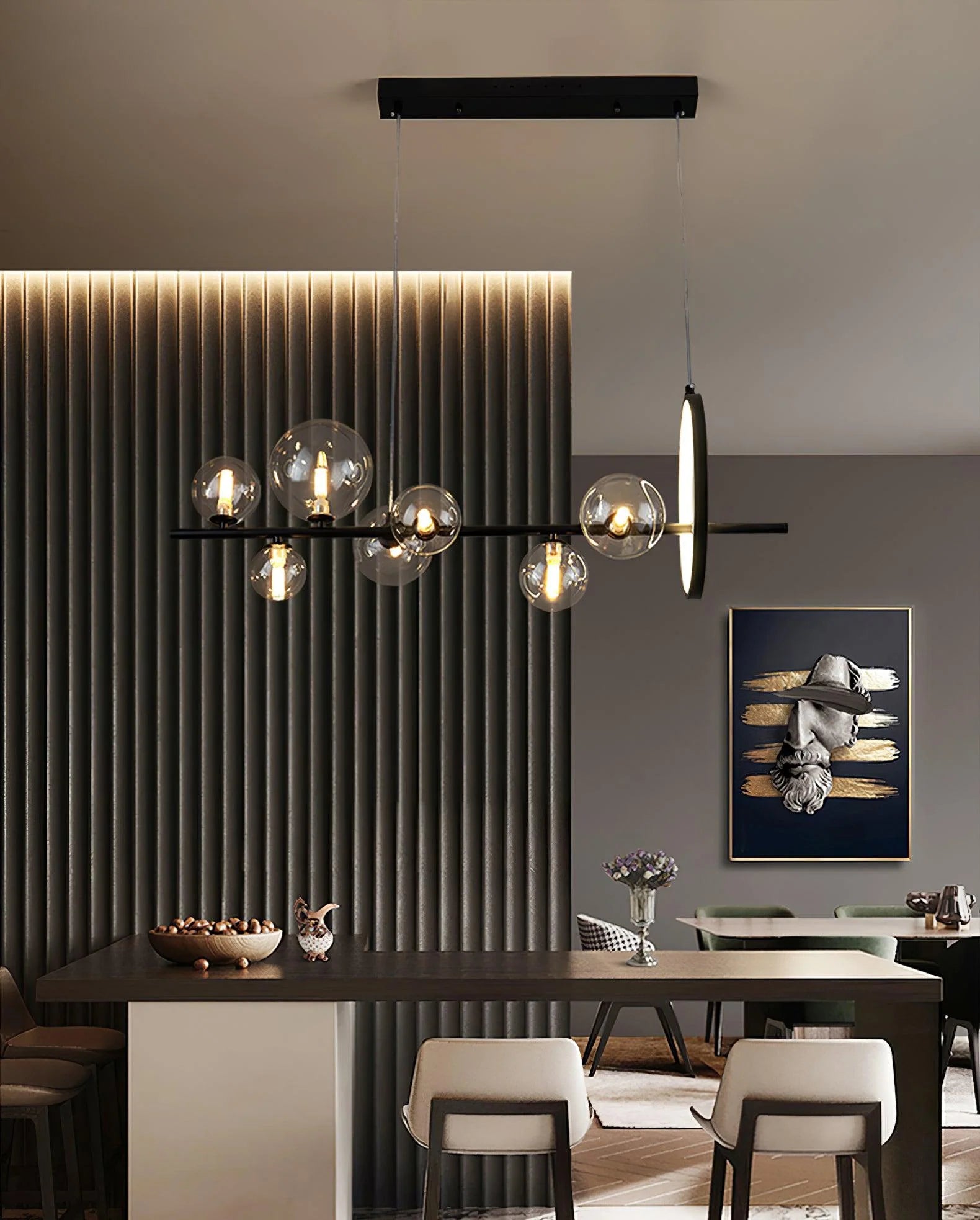 Elegant Mita Chandelier - Modern Crystal Ceiling Light Fixture for Dining Room, Living Room & Bedroom | Perfect for Home Decor, Wedding & Special Occasions