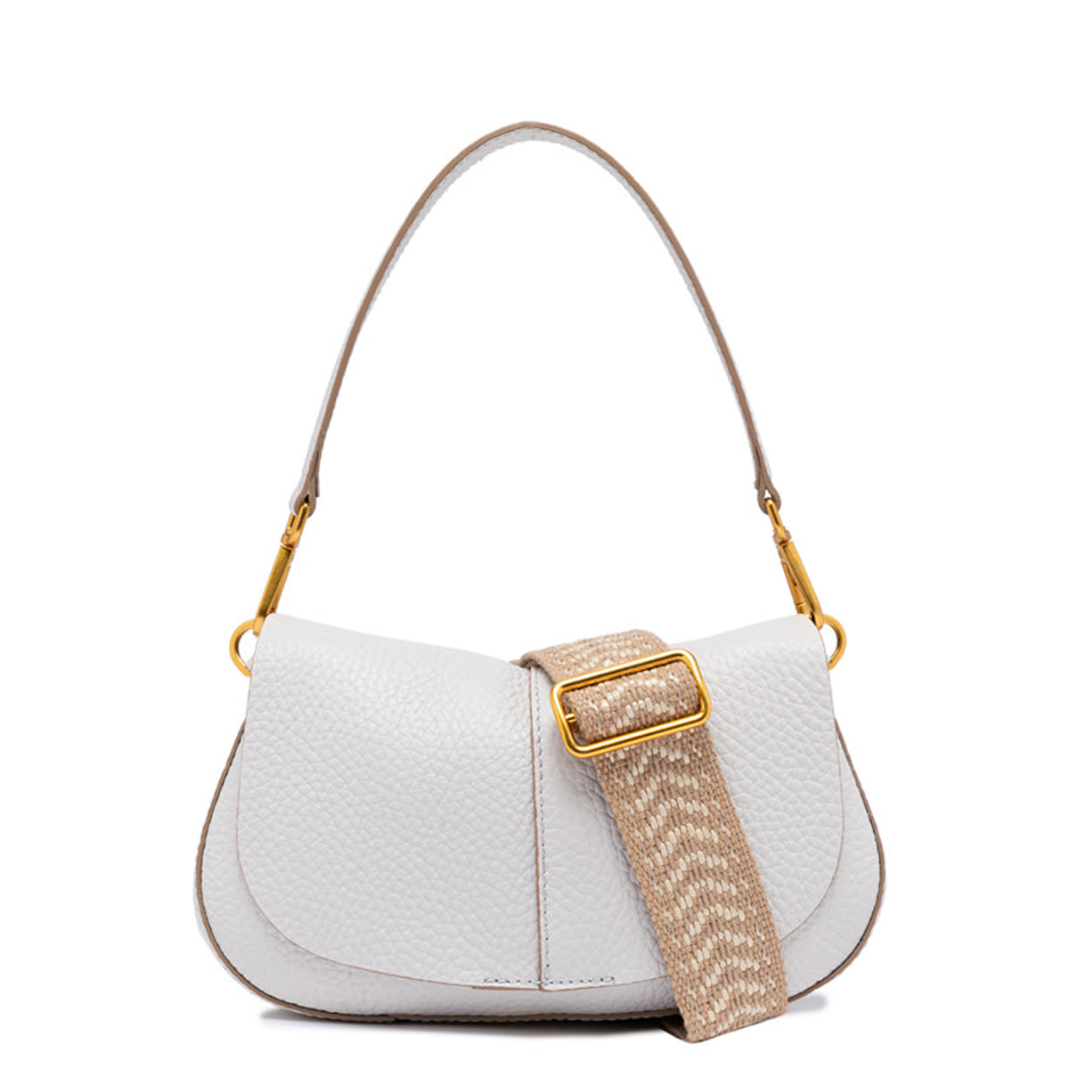 Gianni Chiarini Helena Round Small Shoulder Bag in Sabbia | BS 11088 TKL NAETN | Stylish Crossbody Purse for Women | Perfect for Work, Travel & Everyday Use