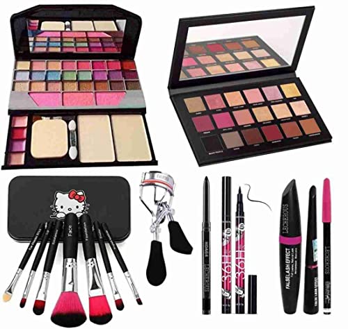MakeupKit_7Brush_RoseEyeshadow_3in1