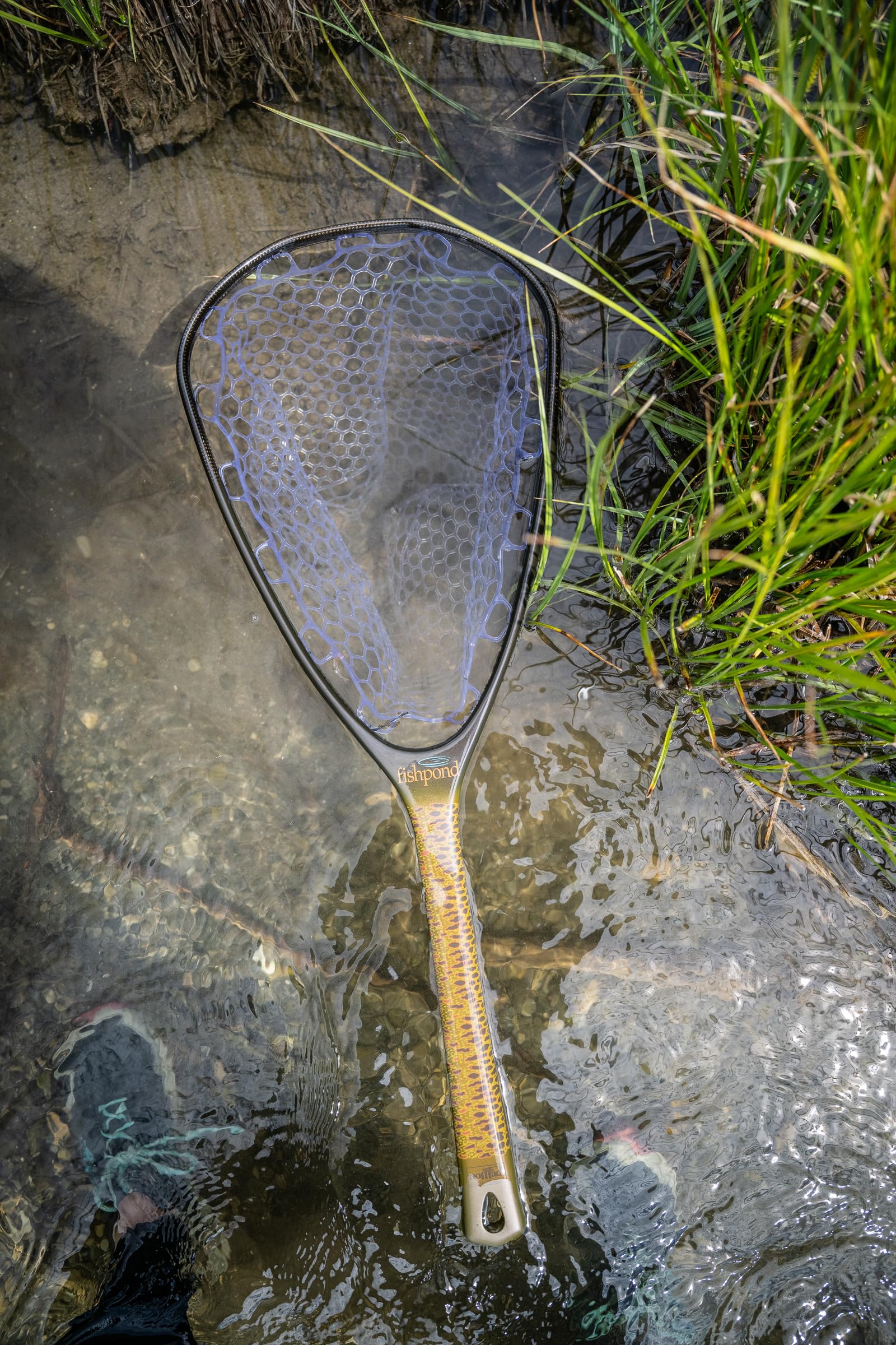 **Fishpond Nomad Canyon Fly Fishing Net - Lightweight Carbon Fiber & Fiberglass Landing Net with Rubber Mesh - Perfect for Trout, Bass, and Stream Fishing**
