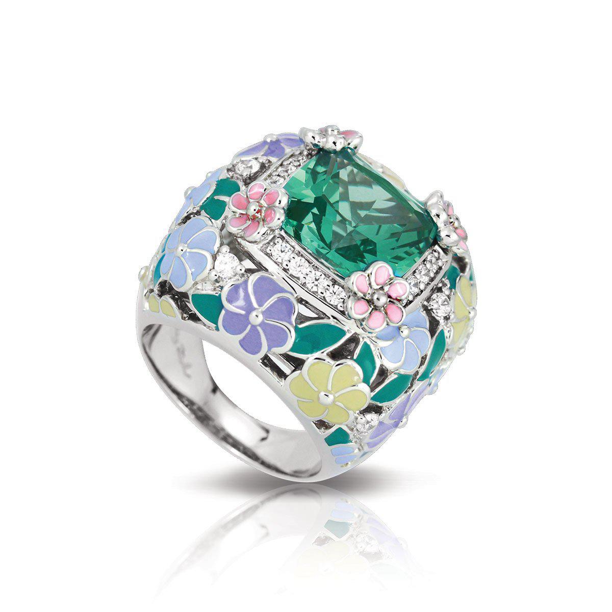 Enchanted Garden Ring - Elegant Floral Jewelry for Women, Vintage Nature-Inspired Ring, Perfect for Weddings, Parties & Everyday Wear