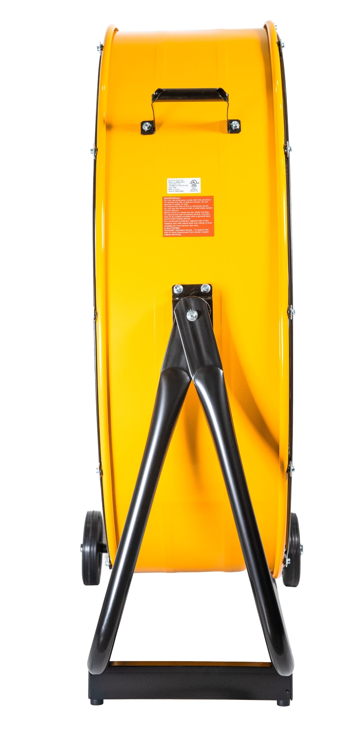 iLiving 36 Inch 16000 CFM Heavy Duty High Velocity Barrel Floor Drum Fan with DC Brushless Motor - Stepless Speed Adjustable for Workshop, Garage, Warehouse, Industrial & Commercial Use - UL Safety Certified - Perfect for Cooling Large Spaces, Ventilation & Air Circulation