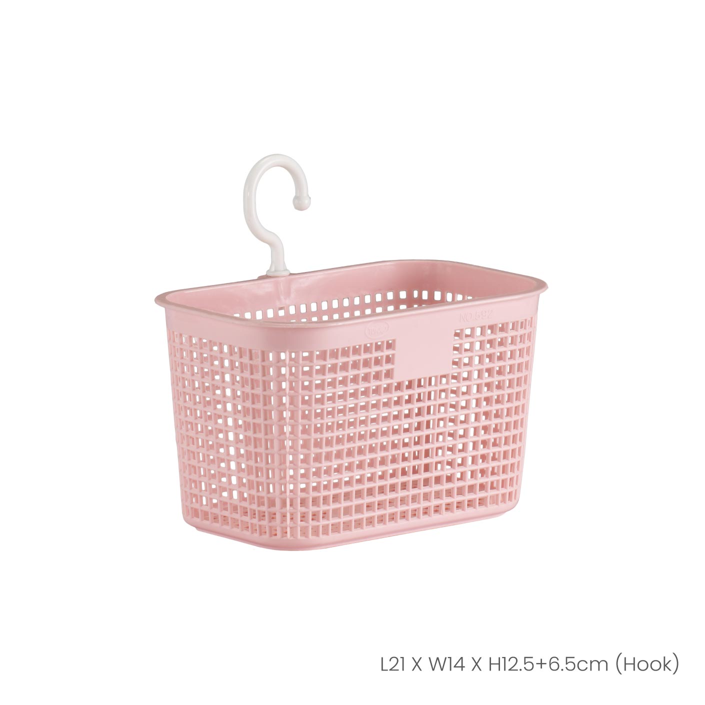 QDEES Wall Mounted Basket with Hook - 592 - Organize Kitchen, Bathroom, or Office - Perfect for Storage & Decoration