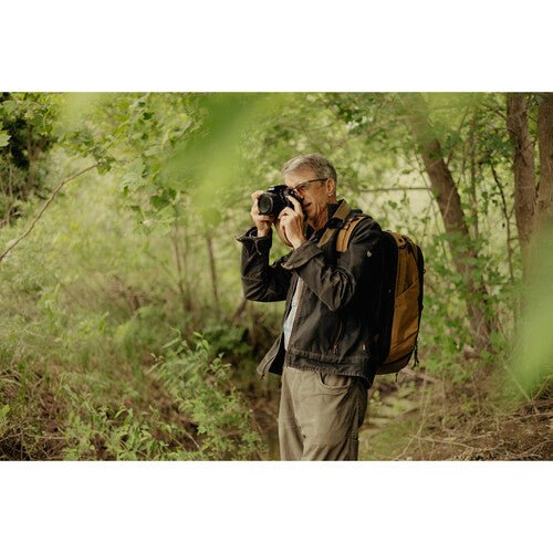 Peak Design 45L Travel Backpack - Durable Coyote Color for Adventure Travel, Hiking & Business Trips - Waterproof Carry-On Backpack with Laptop Compartment