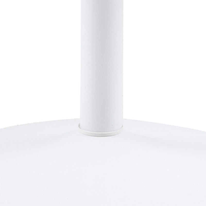 TITAN 43-Inch Round Dining Table - White Wood Modern Kitchen Table for Small Spaces, Perfect for Breakfast Nook, Apartment Dining & Cozy Family Meals
