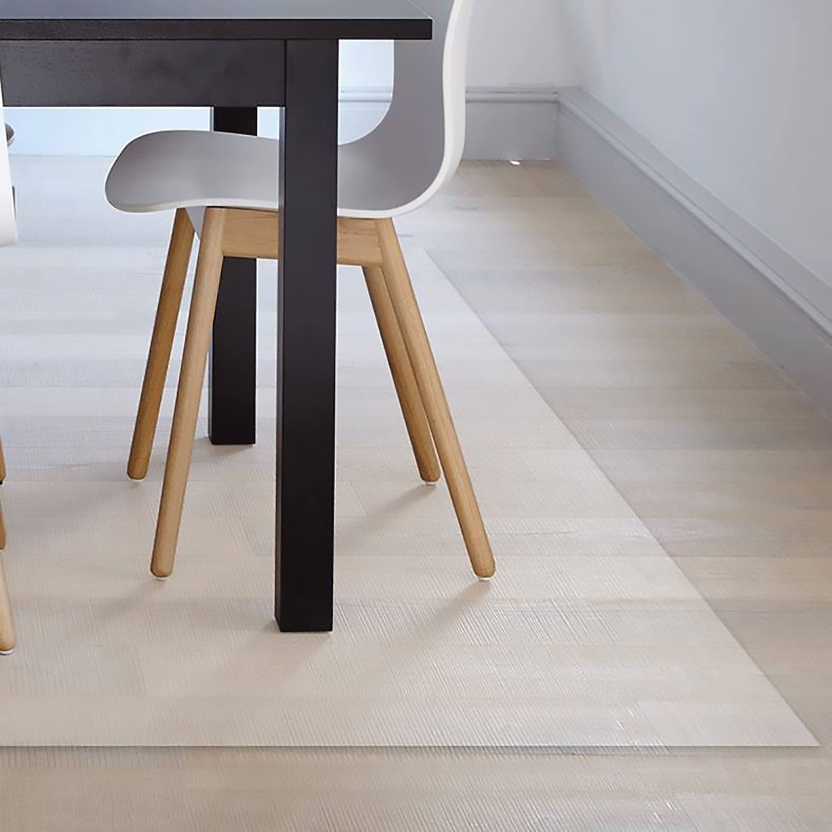 Matte Hard Floor Protector for Computer Chairs - Clear Non-Slip Office Chair Mat (40x110cm/15.75x43.31in) - Protects Wooden Floors in Home Office & Study - Easy to Clean 1.5mm Thick - Perfect for Rolling Chairs on Hardwood, Laminate & Tile Floors