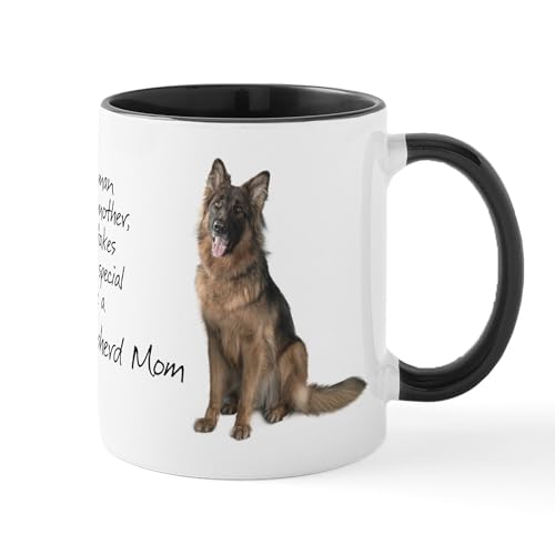 White/Black Inside - Shepherd Mom Mugs