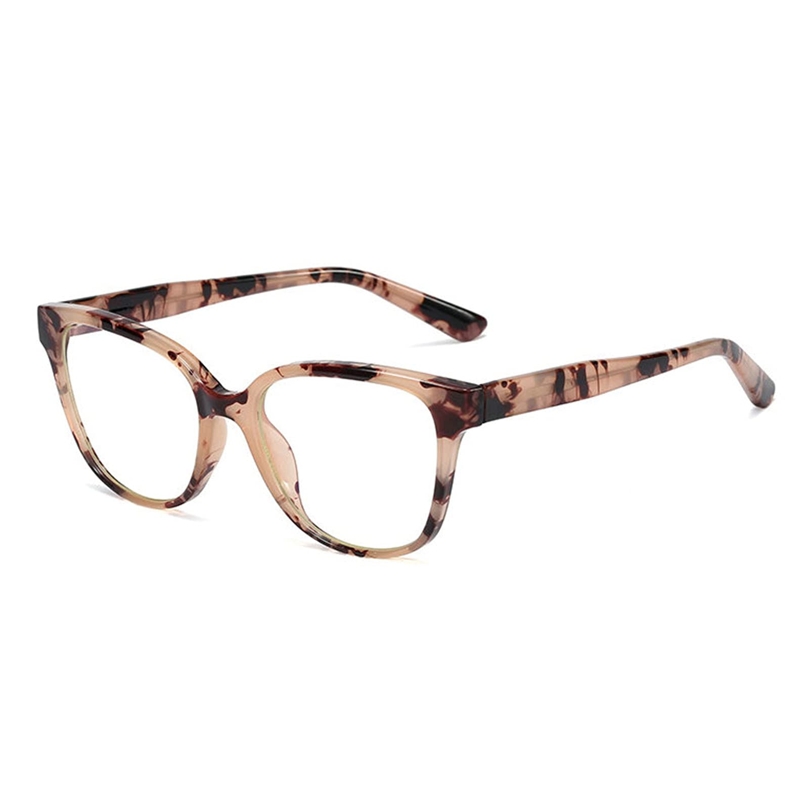 Adjustable Reading Glasses for Women - Stylish Bifocal Readers with Clear Lens & Square Frame | Blue Light Blocking Glasses for Computer Work, Reading & Screen Time